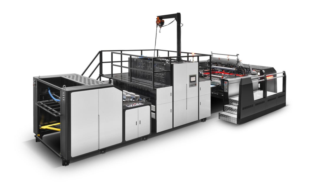 SERVO DRIVEN FULL AUTOMATIC STOP CYLINDER SCREEN PRESS + COLD FOIL & CAST AND CURE